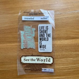 adventure stickers - set of 4 NWOT